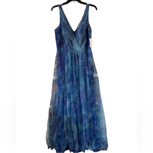 Rene Ruiz Dresses & Skirts - Rene Ruiz Blue Ombre Pleated Dress